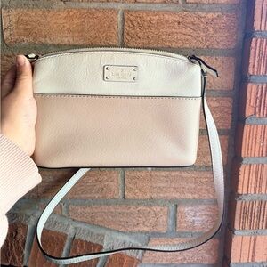 Kate Spade White and Pink Dome Bag